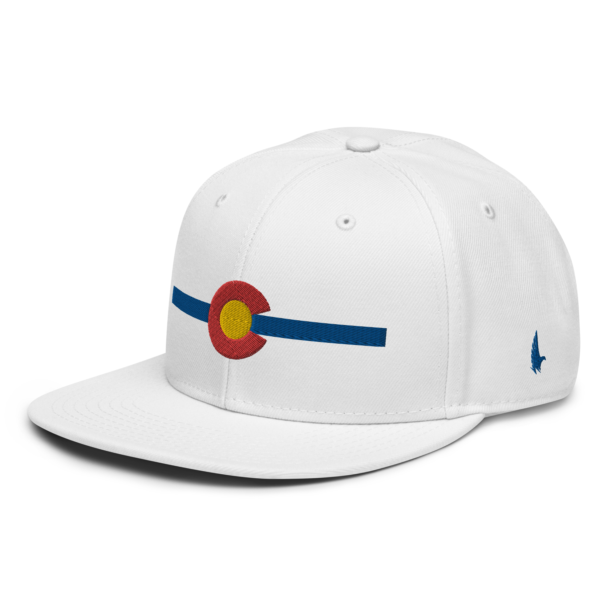 Classic Colorado Snapback Hat White/Blue OS - Loyalty Vibes