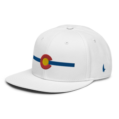 Classic Colorado Snapback Hat White/Blue OS - Loyalty Vibes