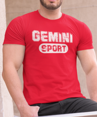 Classic Gemini Sport T-Shirt - red - Loyalty Vibes