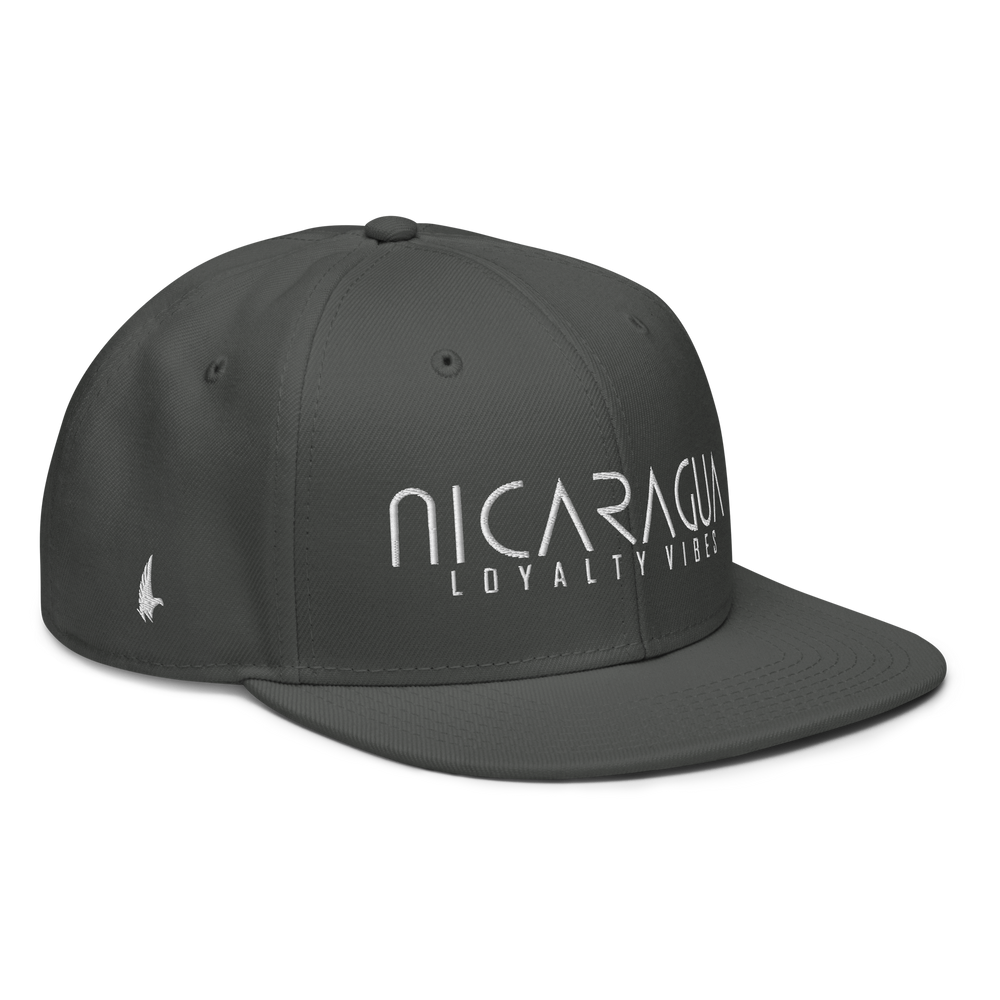Classic Nicaragua Snapback Hat Grey OS - Loyalty Vibes