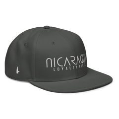 Classic Nicaragua Snapback Hat Grey OS - Loyalty Vibes