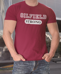 Classic Oilfield Strong T-Shirt maroon - Loyalty Vibes
