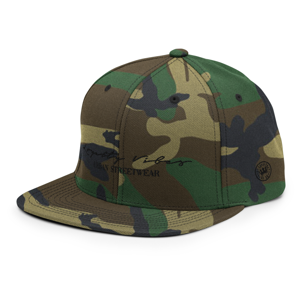 Urban Camo Snapback Hat - Loyalty Vibes