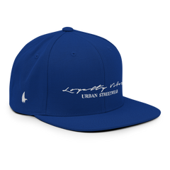 Classic Logo Snapback Hat Royal Blue - Loyalty Vibes