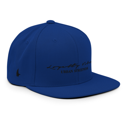 Classic Snapback Hat Blue OS - Loyalty Vibes