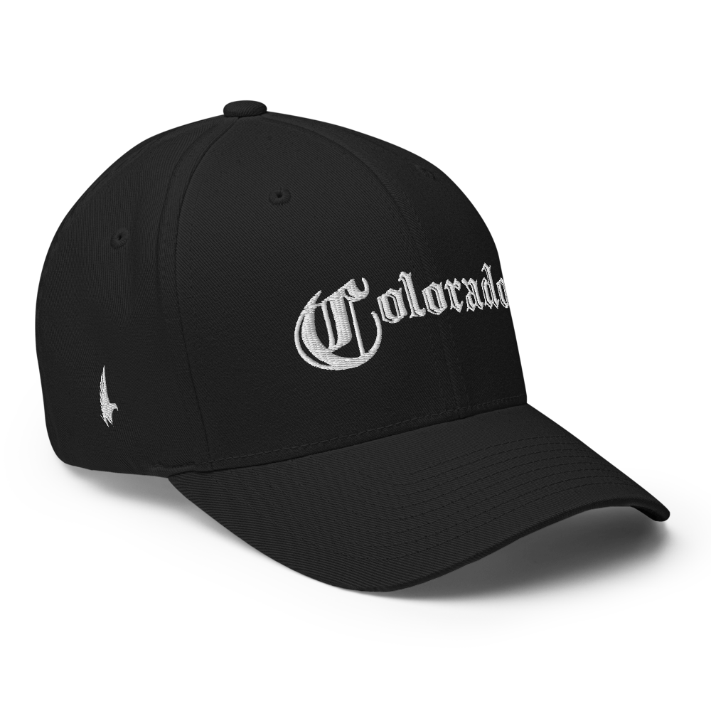 Colorado Fitted Hat - Black - Loyalty Vibes