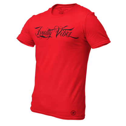 Loyalty Vibes Loyalty Vibes Collective T-Shirt Red Black