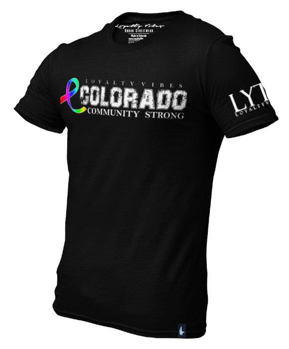 Colorado Community Strong Graphic Tee - Black - Loyalty Vibes