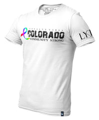 Colorado Community Strong Graphic Tee White - Loyalty Vibes