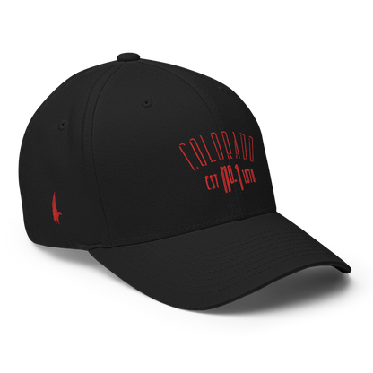 Loyalty Vibes Colorado Fitted Hat Black Loyalty Vibes
