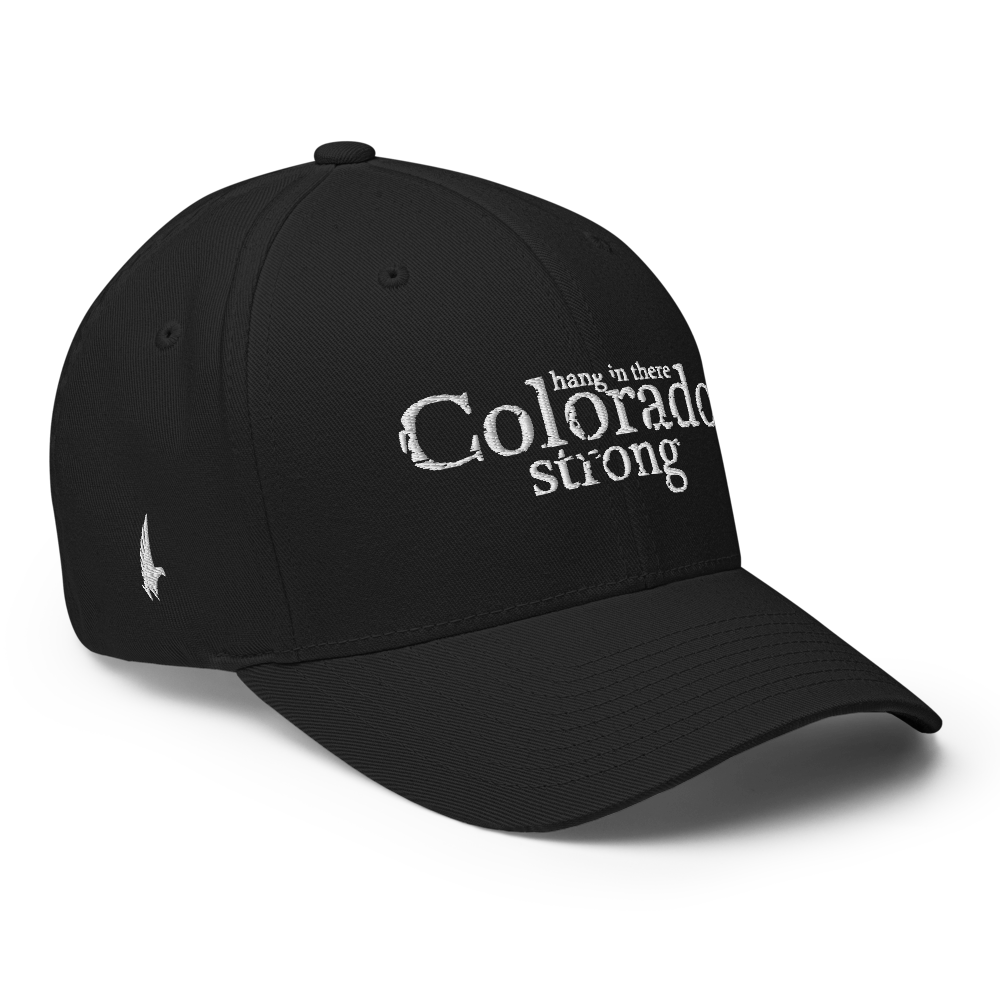 Colorado Strong Fitted Hat Black / White - Loyalty Vibes