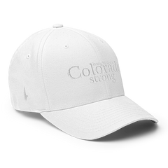 Colorado Strong Fitted Hat White / White - Loyalty Vibes