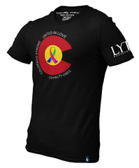 Colorado Strong United In Love Graphic Tee Black - Loyalty Vibes