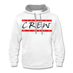 Crew Hoodie - white/gray - Loyalty Vibes