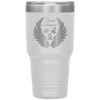 Suicide Awareness Battle Tumbler White - Loyalty Vibes