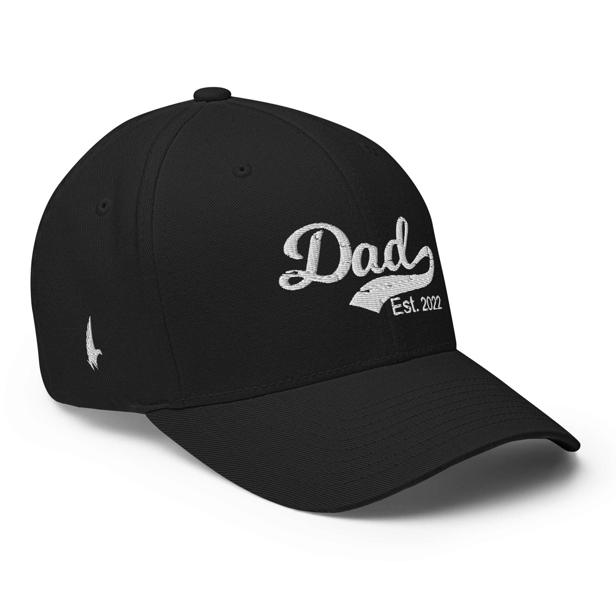 Dad Est 2022 Fitted Hat Black - Loyalty Vibes
