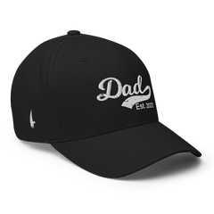 Dad Est 2022 Fitted Hat Black - Loyalty Vibes