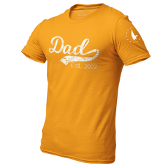Dad Est. 2022 Graphic Tee Gold White - Loyalty Vibes