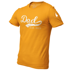 Dad Est. 2022 T-Shirt Gold / White - Loyalty Vibes