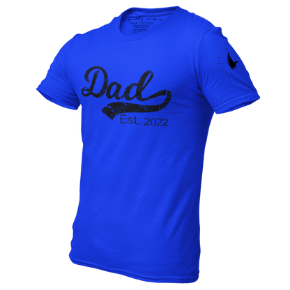 Loyalty Vibes Dad Est. T-Shirt Blue Loyalty Vibes