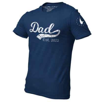 Loyalty Vibes Dad Est. T-Shirt Navy Loyalty Vibes