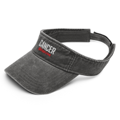 Vintage Cancer Survivor Tattoo Sun Visor Black - Loyalty Vibes