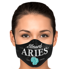 Blessed Aries Face Mask - Loyalty Vibes