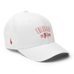 Elite Colorado Fitted Hat - White - Loyalty Vibes