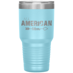 All American Mom Tumbler Light Blue - Loyalty Vibes