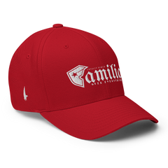 Familia Over Everything Fitted Hat Red - Loyalty Vibes