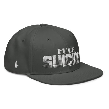 Loyalty Vibes Fk Suicide Snapback Hat Charcoal Grey OS Loyalty Vibes