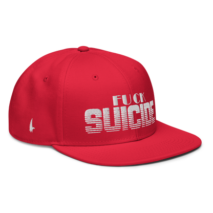 Loyalty Vibes Fk Suicide Snapback Hat Red OS Loyalty Vibes