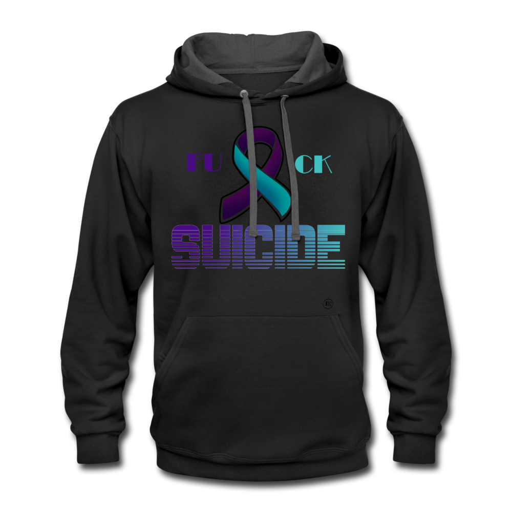 Fk Suicide Urban Hoodie black asphalt Loyalty Vibes