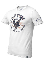 Freedom Graphic T-Shirt White - Loyalty Vibes