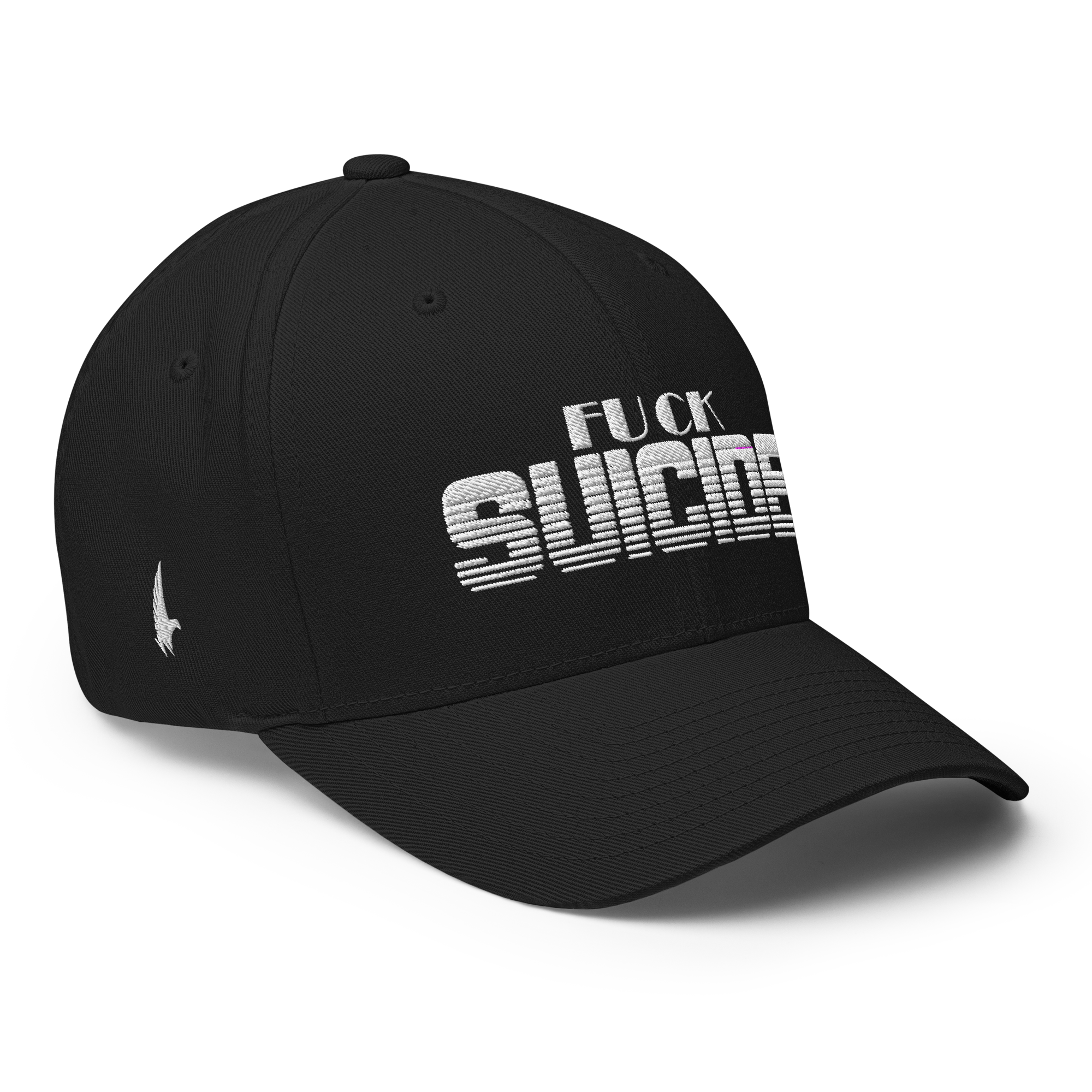 Fuck Suicide Fitted Hat Black Fitted - Loyalty Vibes