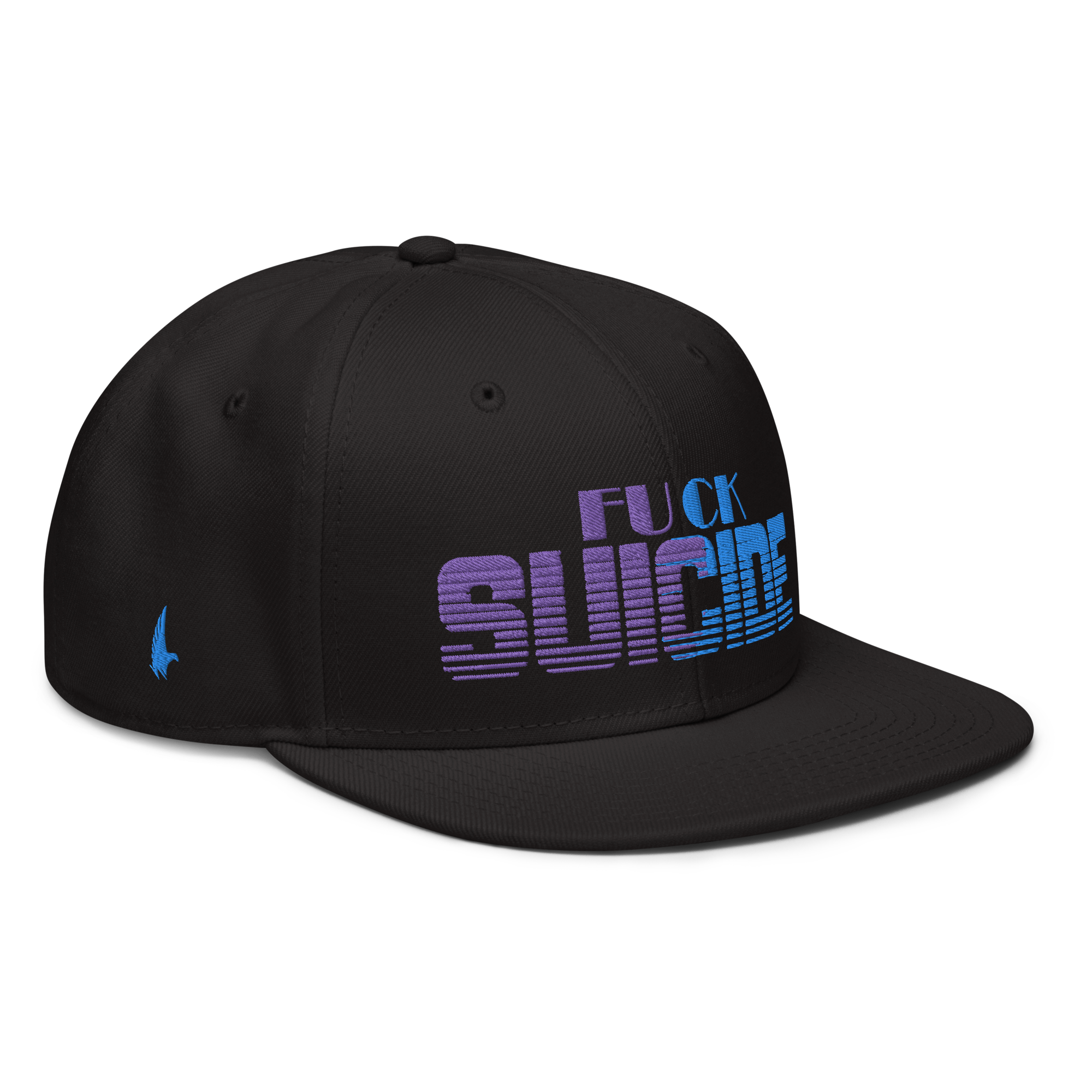 Fk Suicide Snapback Hat - Black Adorn OS - Loyalty Vibes