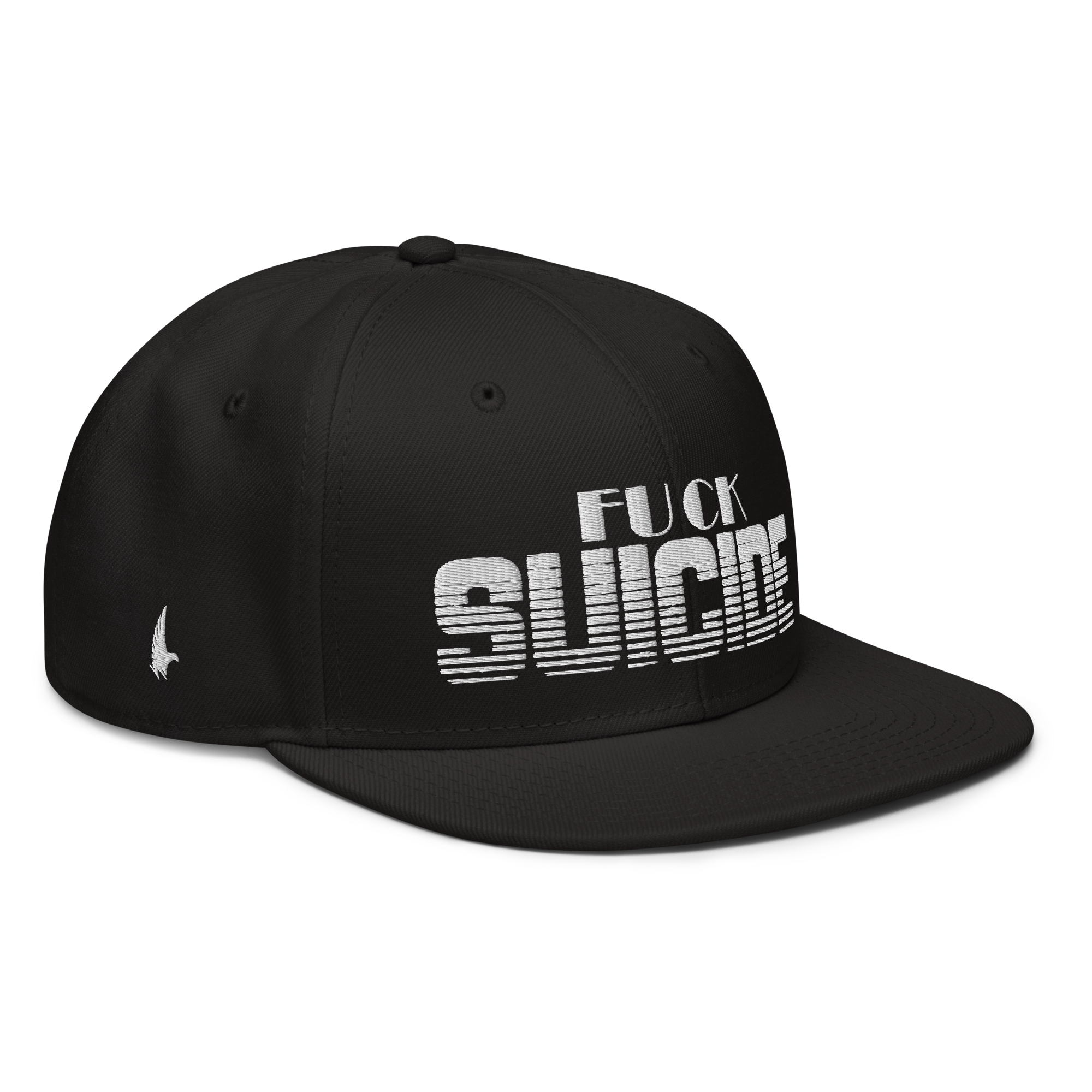 Fk Suicide Snapback Hat - Black OS - Loyalty Vibes