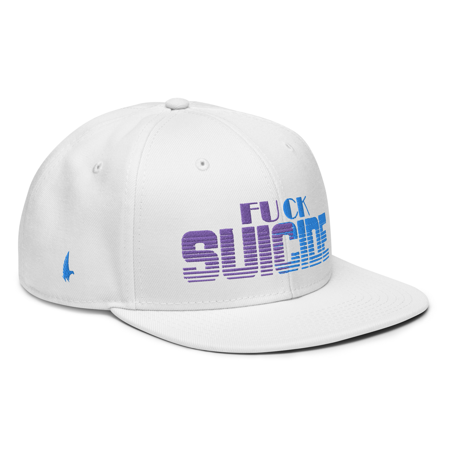 Loyalty Vibes Loyalty Vibes Fk Suicide Snapback Hat White Multi OS