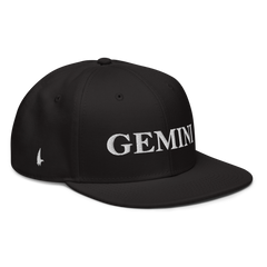 Original Gemini Snapback Hat Black - Loyalty Vibes