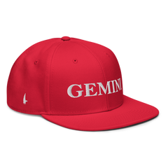 Original Gemini Snapback Hat Red - Loyalty Vibes