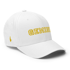 Gemini Legacy Fitted Hat White - Loyalty Vibes
