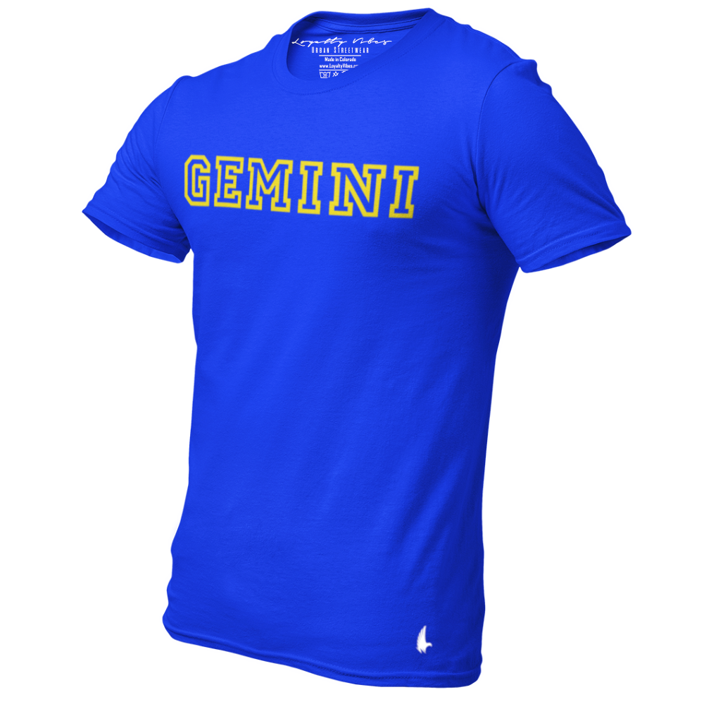 Gemini Legacy T-Shirt - Blue - Loyalty Vibes
