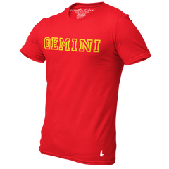 Gemini Legacy T-Shirt Red - Loyalty Vibes