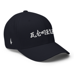 Gemini Rising Fitted Hat Navy - Loyalty Vibes