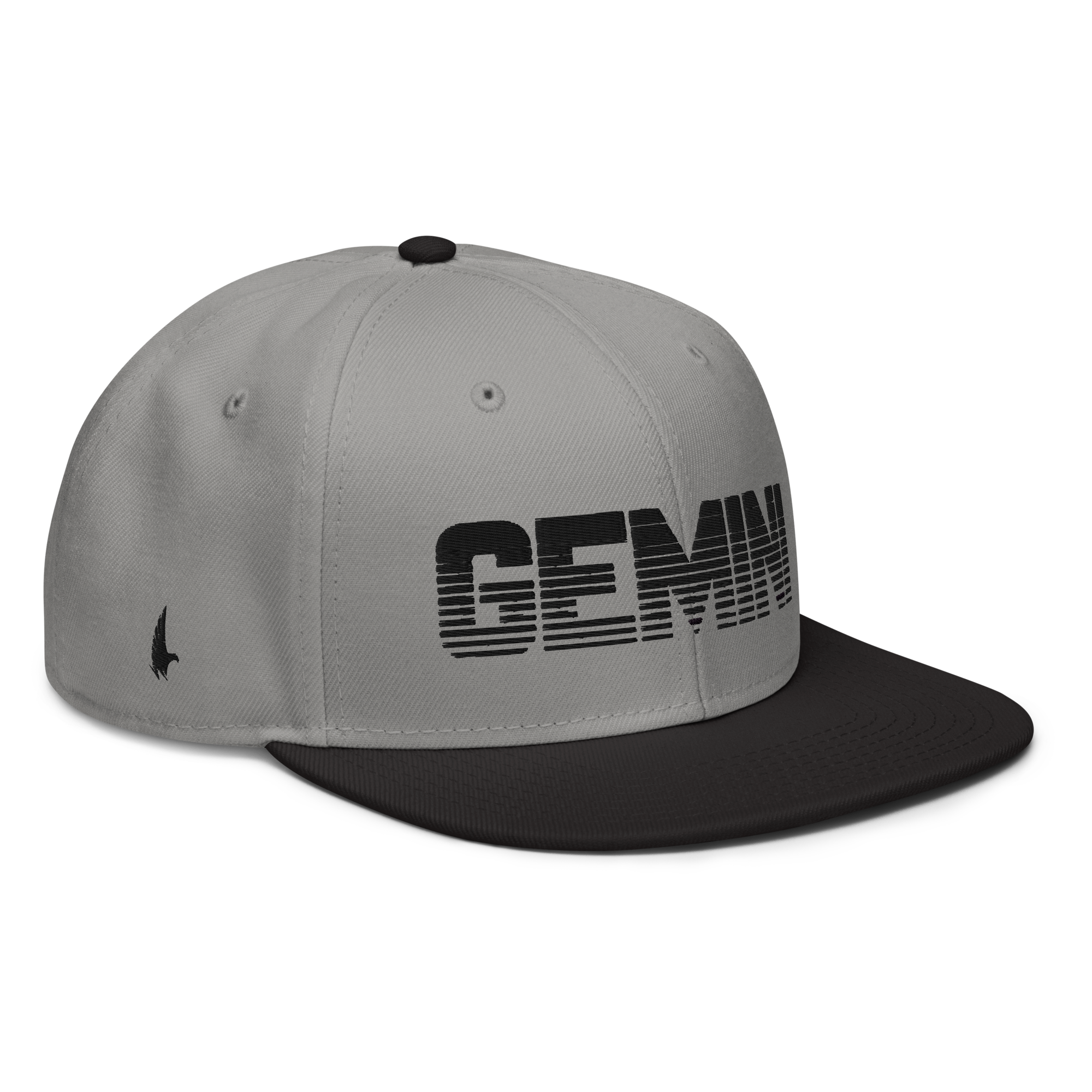 Gemini Snapback Hat - Gray / Black - Loyalty Vibes