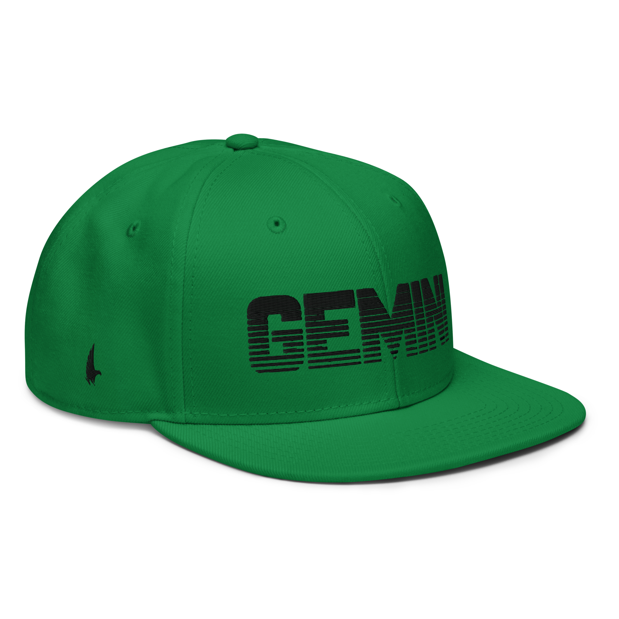 Gemini Snapback Hat - Green / Black - Loyalty Vibes