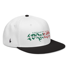 Gente Snapback Hat White/Black/Black - Loyalty Vibes