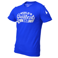 Greatest Dad Tee Blue - Loyalty Vibes