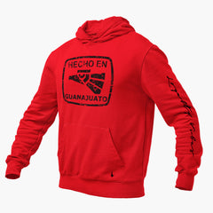 Hecho En Guanajuato Graphic Hoodie Red/Black - Loyalty Vibes