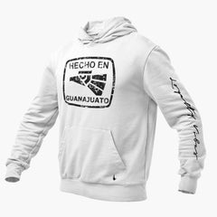 Hecho En Guanajuato Graphic Hoodie White - Loyalty Vibes